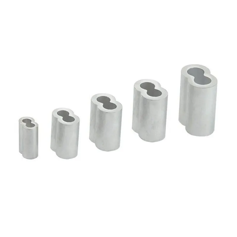 Складское оборудование 1-12mm Aluminium 8-Shaped Ferrules Wire Rope Stainless Ri