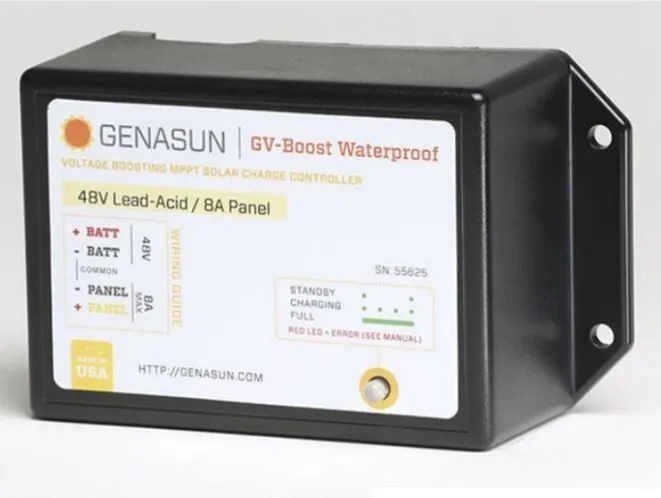 Аккумулятор Genasun GVB-8-PB-48V-WP MPPT Charge Controller Voltage Boost 48VDC 8
