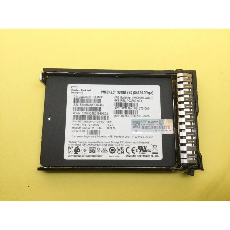 Сервер HPE/Samsung 2.5" 960GB SATA 6G G10 Server SSD Replace P19939-B21 P21082-0