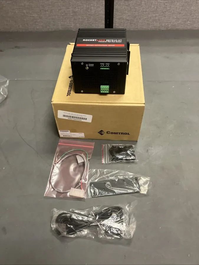 Коммутатор Rocket Linx ES7510-XT Industrial Managed PoE Plus Switch 2 SFP Module