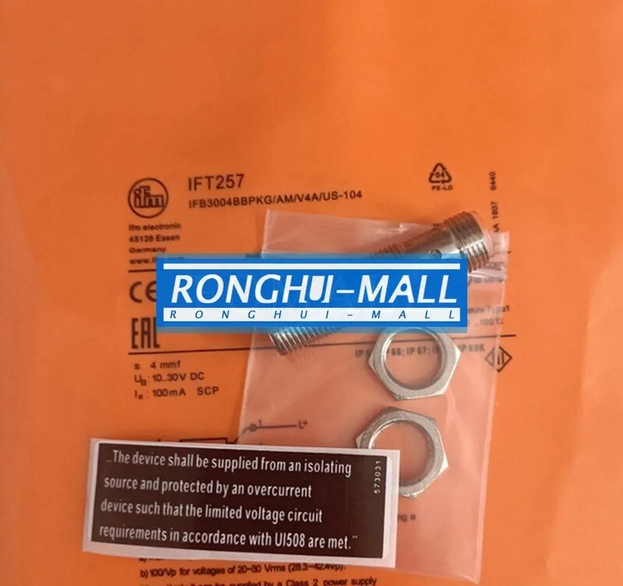Датчик приближения IFM IFT257 all metal inductive proximity sensor