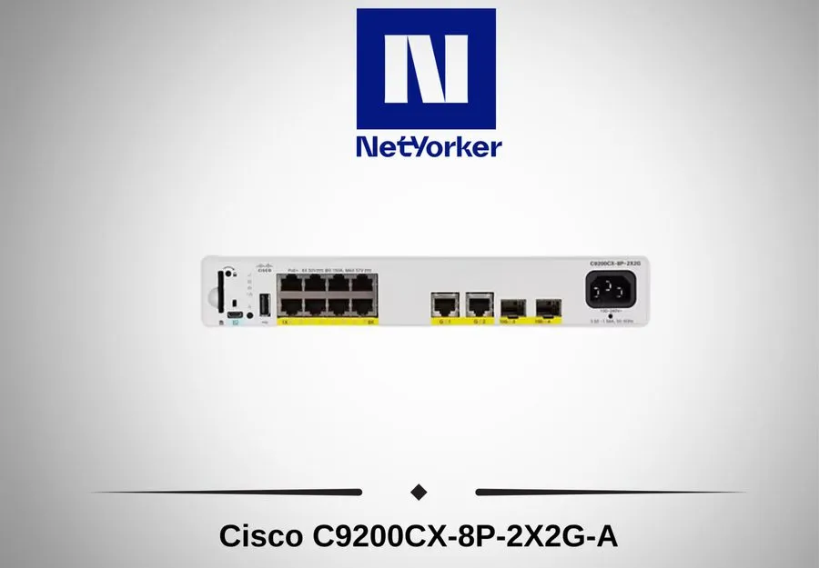 Коммутатор Cisco C9200CX-8P-2X2G-A 8 Port PoE 240W Compact Switch Network Advant