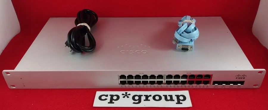 Коммутатор Cisco Meraki MS210-24P-HW UNCLAIMED 24 Port PoE Switch 370W Cloud Man
