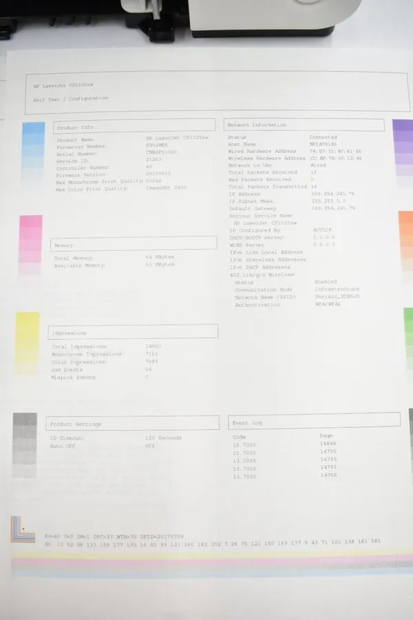 Лазерный принтер HP LaserJet Pro CP1025NW COLOR Laser Printer and Works Great — фото лота 1