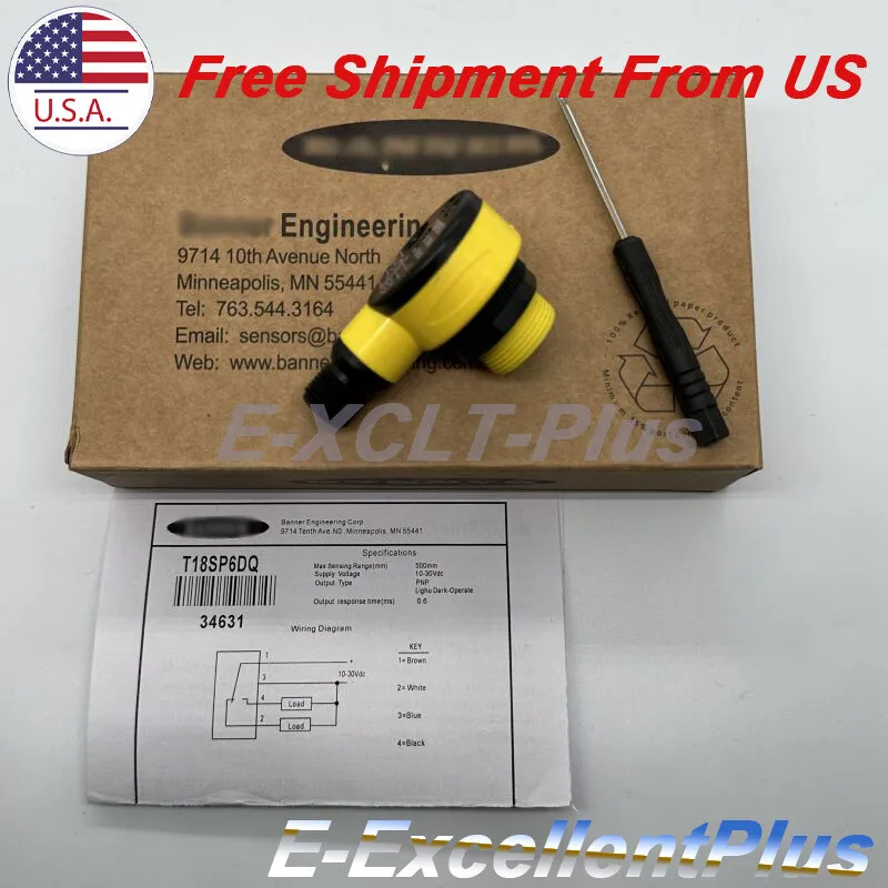 Фотоэлектрический датчик T18SP6DQ Photoelectric Switch Sensor PNP