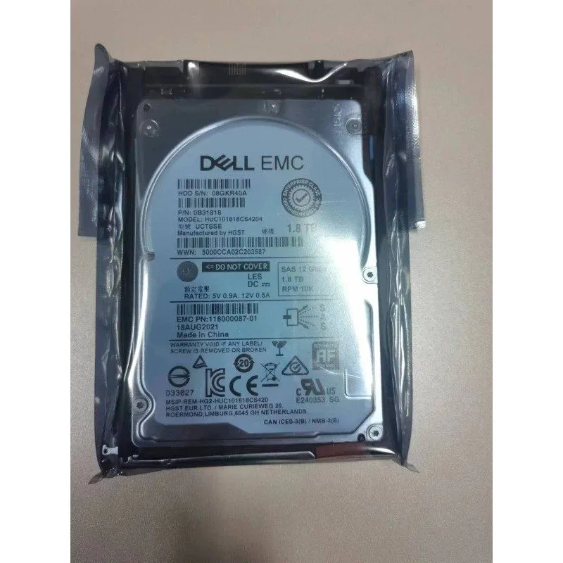 Жёсткий диск EMC UNITY 005051636 1.8TB 10K 12GBps 2.5" SAS HDD 005051633 D3-2S10
