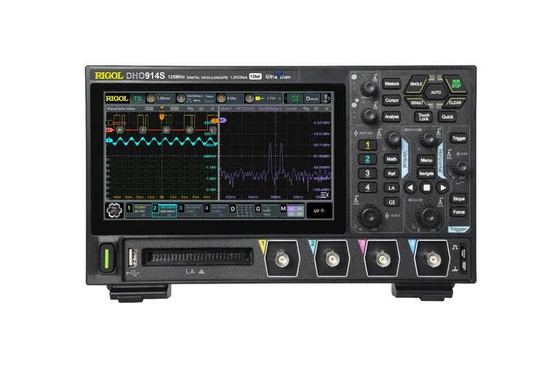 Осциллограф RIGOL DHO914S DIGITAL OSCILLOSCOPE 125MHz, 1.25GSa/s, 4ch, 16 dig. c