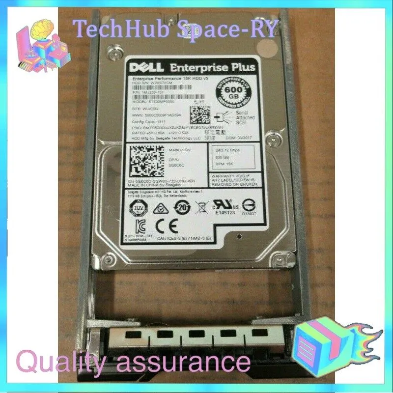 Жёсткий диск Dell Compellent 600GB 15K 2.5" SAS 12Gb/s Hard Drive HDD with Caddy