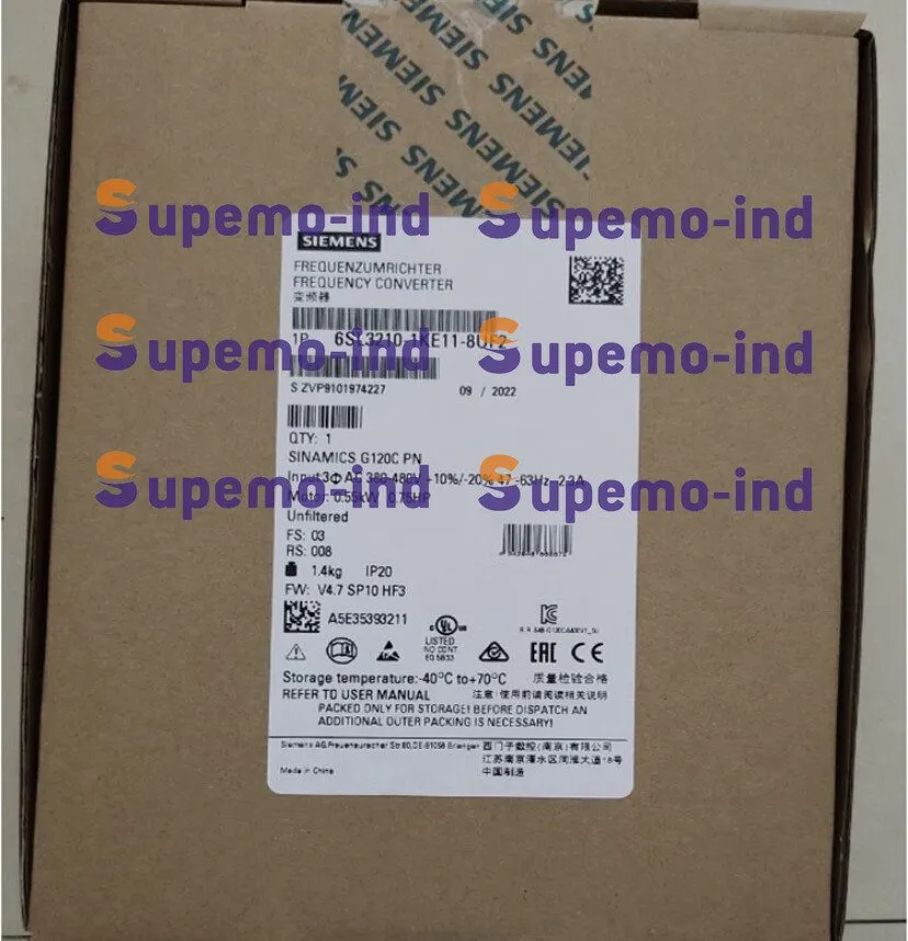 Частотный преобразователь SIEMENS 6SL3210-1KE11-8UB2 SINAMICS G120C RATED P0WER