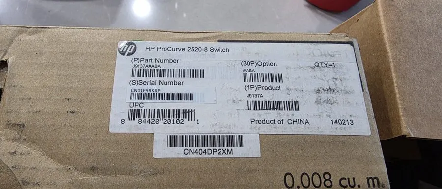 Коммутатор HP ProCurve Switch 2520-8-PoE switch managed 8 ports — фото лота 1