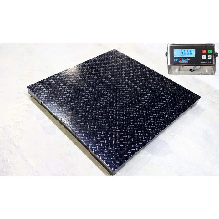 Весы SL-700-4x4 (48" x 48") Industrial Floor Scale Warehouse Pallet 2500 lbs x .