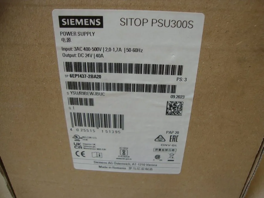 Блок питания Siemens Sitop Psu300s Power Supply 6EP1437-2BA20