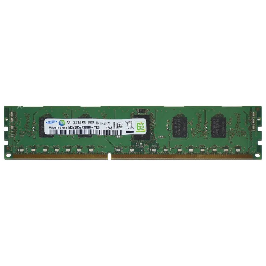 Модуль памяти Samsung 2GB 1600MHz ECC Reg PC3L-12800 1Rx8 240-Pin Server RAM M39