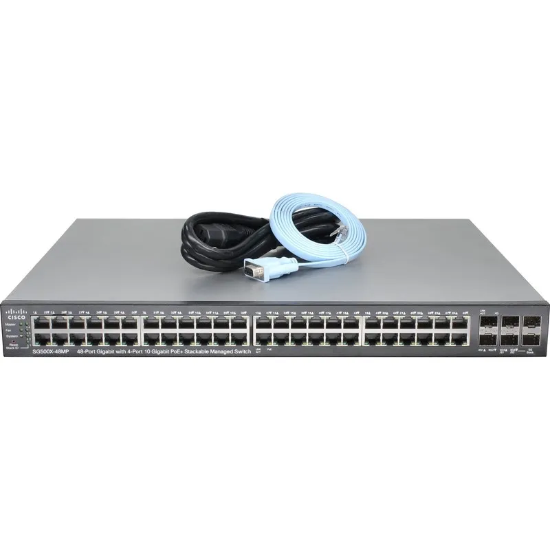 Коммутатор Cisco SG500X-48MP-K9 48-Port Gigabit PoE + 4x10GE SFP Switch