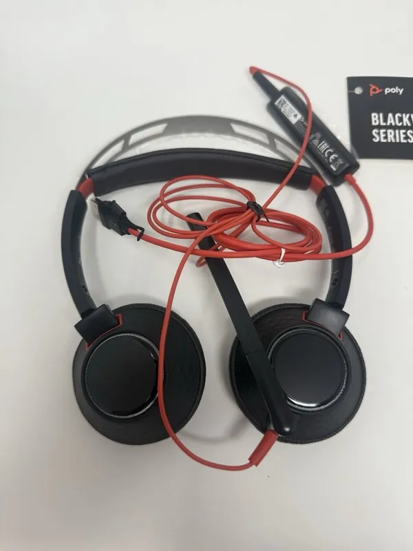 VoIP-шлюз Plantronics 214406-01 Blackwire 5200 USB-A Corded Stereo Headset Black