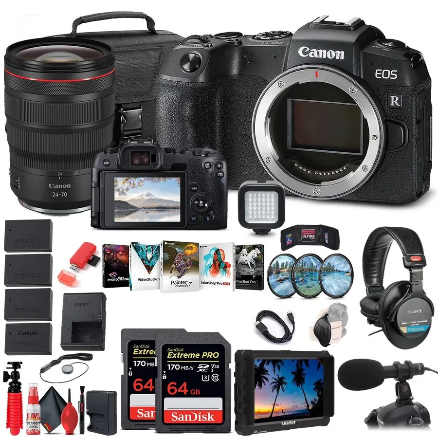 Фотокамера Canon EOS RP Mirrorless Digital Camera (3380C002) + Canon RF 24-70mm