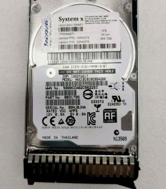 Жёсткий диск Lenovo 00NA272