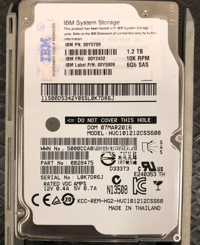 Жёсткий диск IBM 00Y5709