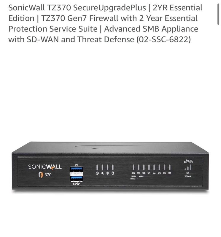 Межсетевой экран SonicWall 02-SSC-6822