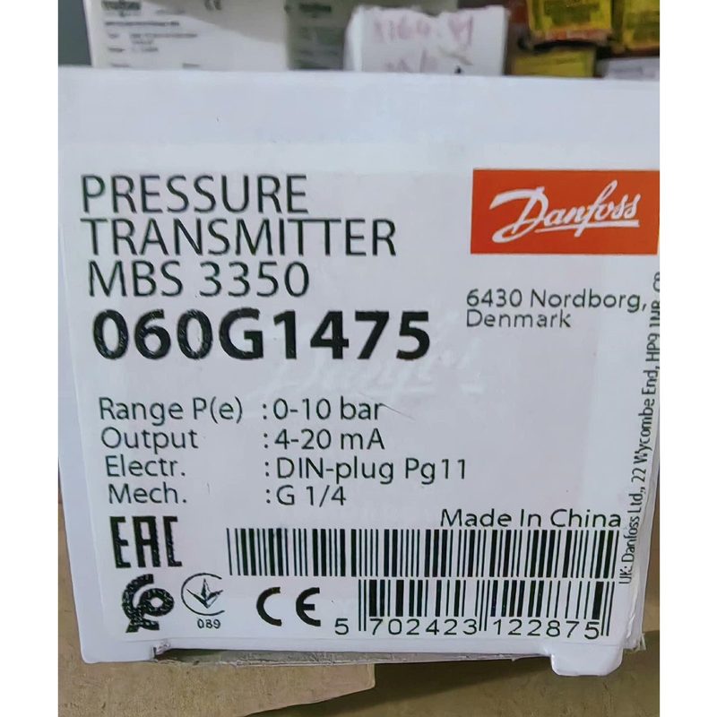 Датчик давления Danfoss 060G1475