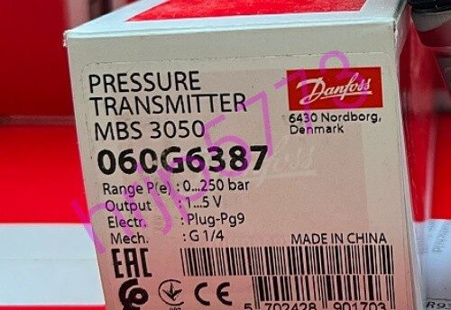 Датчик давления Danfoss 060G6387