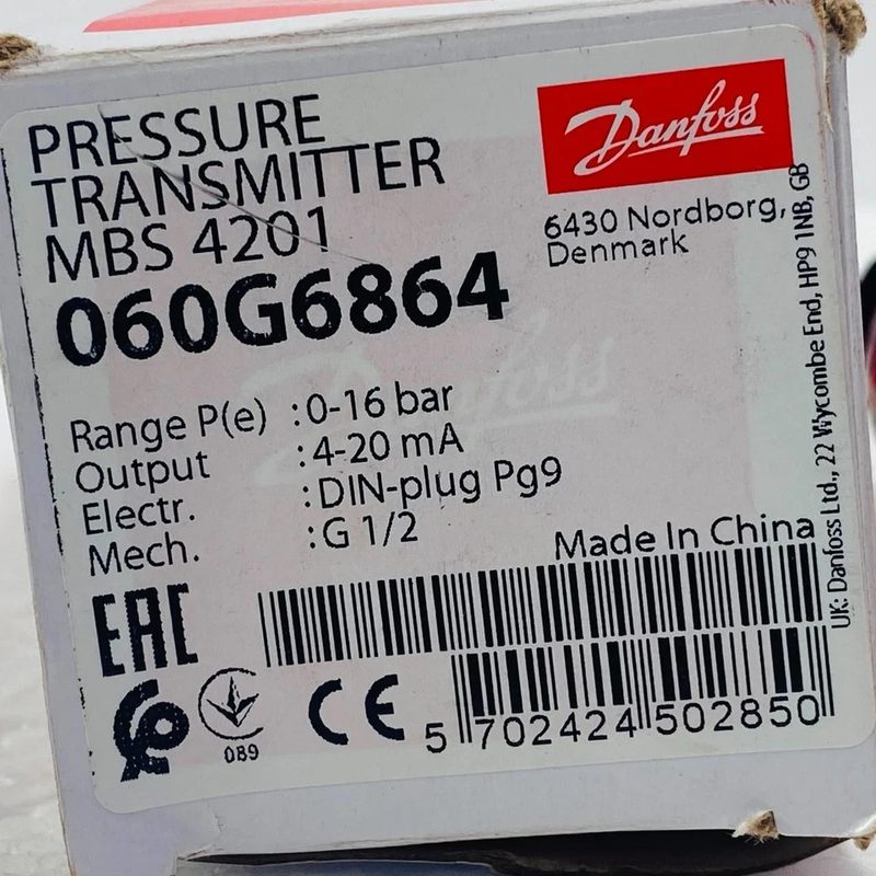 Датчик давления Danfoss 060G6864