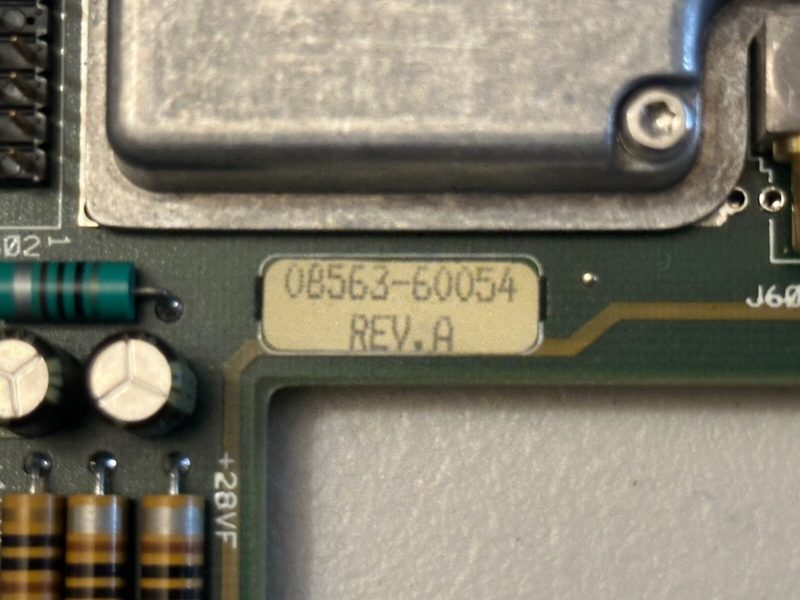 Плата Keysight 08563-60054