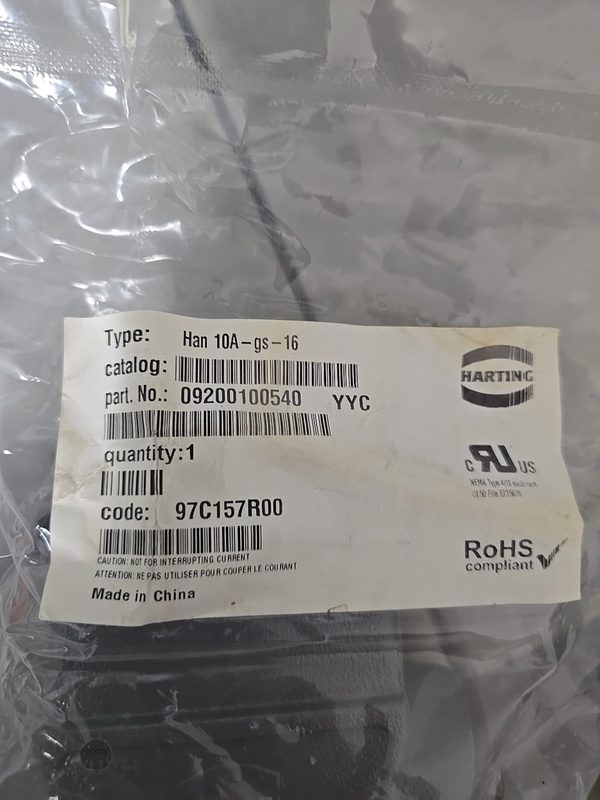 Разъём Harting 09200100540