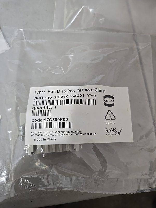 Разъём Harting 09210153001