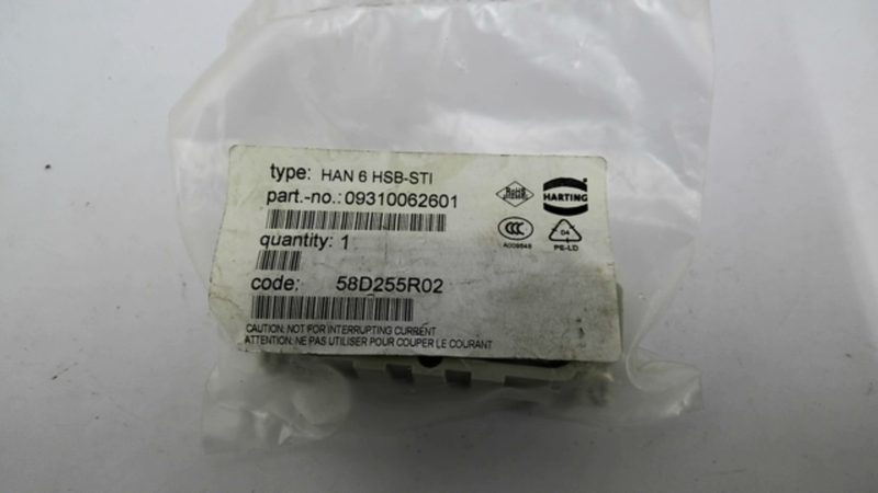 Разъём Harting 09310062601