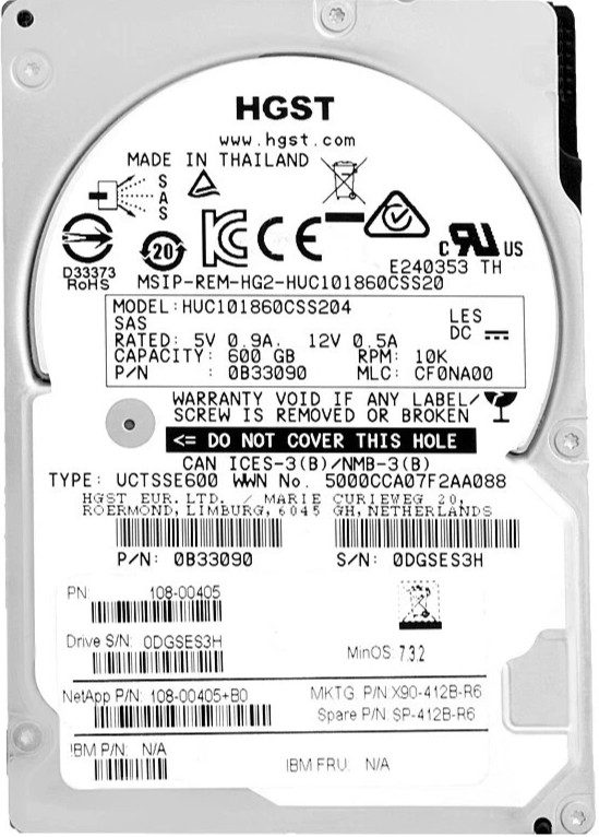 Жёсткий диск NetApp 108-00405+B0