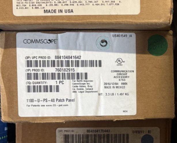 Патч-панель CommScope 1100-UPS-48-PATCH