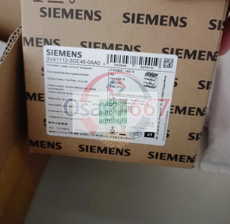 Автоматический выключатель Siemens 112-3GE46-0AA0