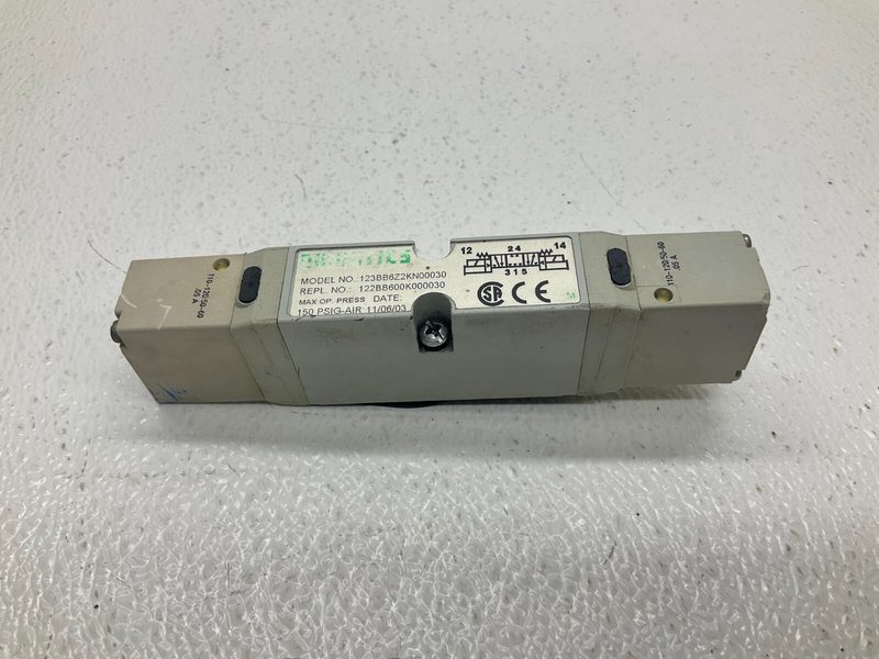 Электромагнитный клапан Numatics 123BB6Z2KN00030