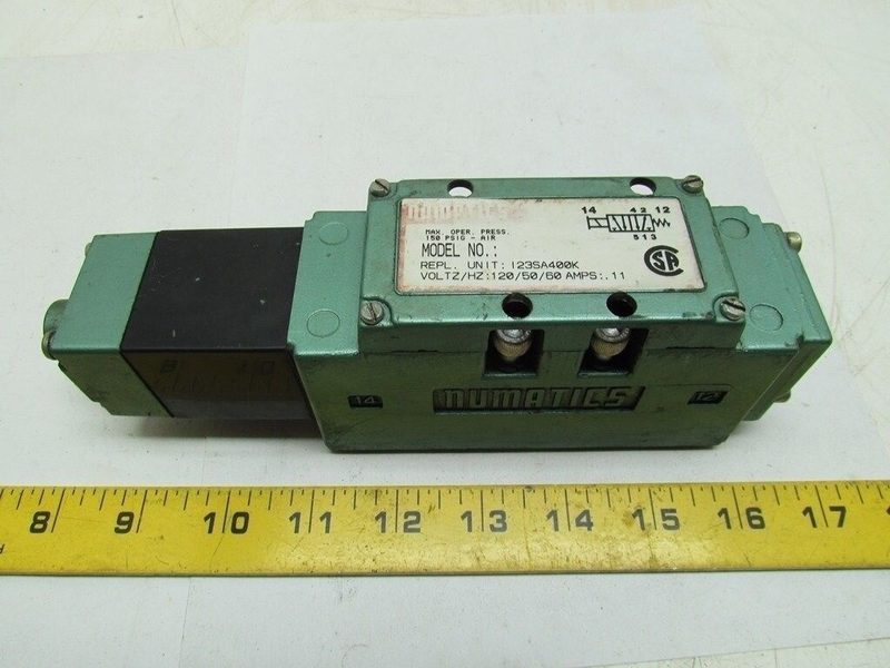 Электромагнитный клапан Numatics 123SA400K
