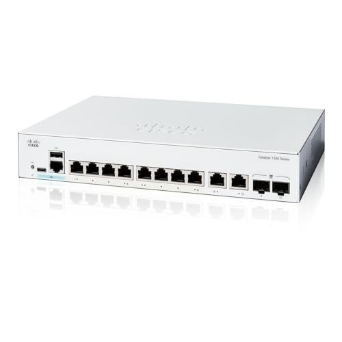 Коммутатор Cisco 1300-8T-E-2G
