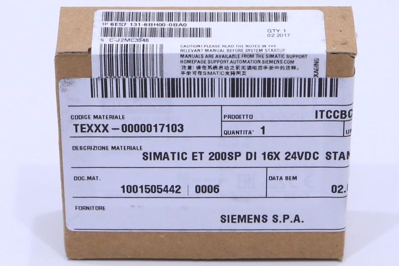 Модуль ввода-вывода Siemens 131-6BH00-0BA0
