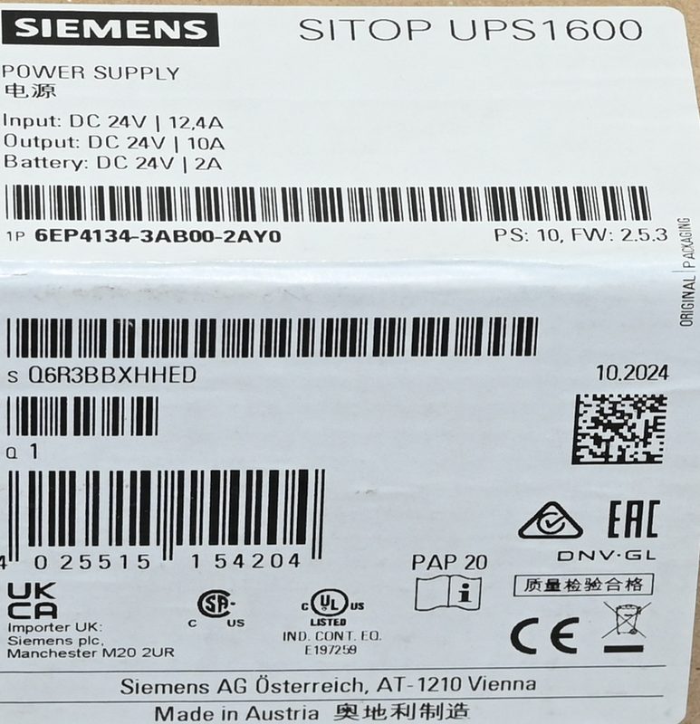 Блок питания Siemens 134-3AB00-2AY0