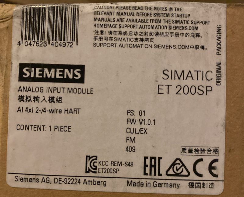 Модуль ввода-вывода Siemens 134-6TD00-0CA1