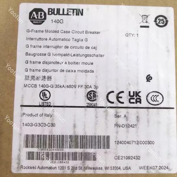 Автоматический выключатель Allen-Bradley 140G-G3C3-C30