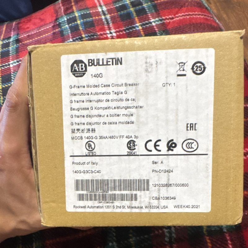 Автоматический выключатель Allen-Bradley 140G-G3C3-C40