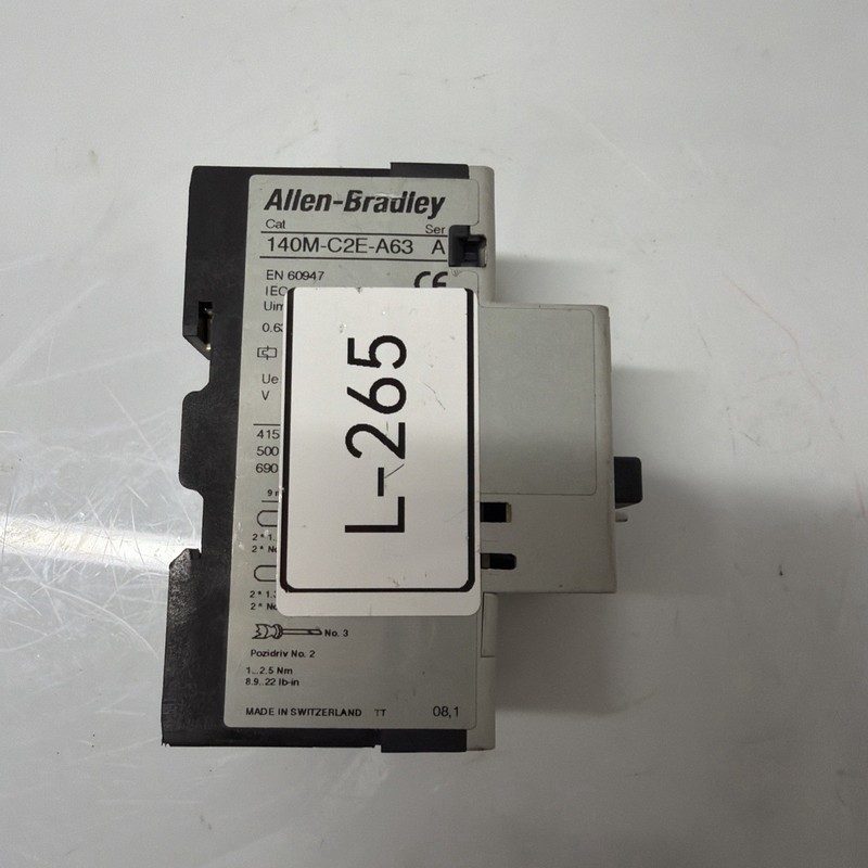 Автоматический выключатель Allen-Bradley 140M-C2E-A63