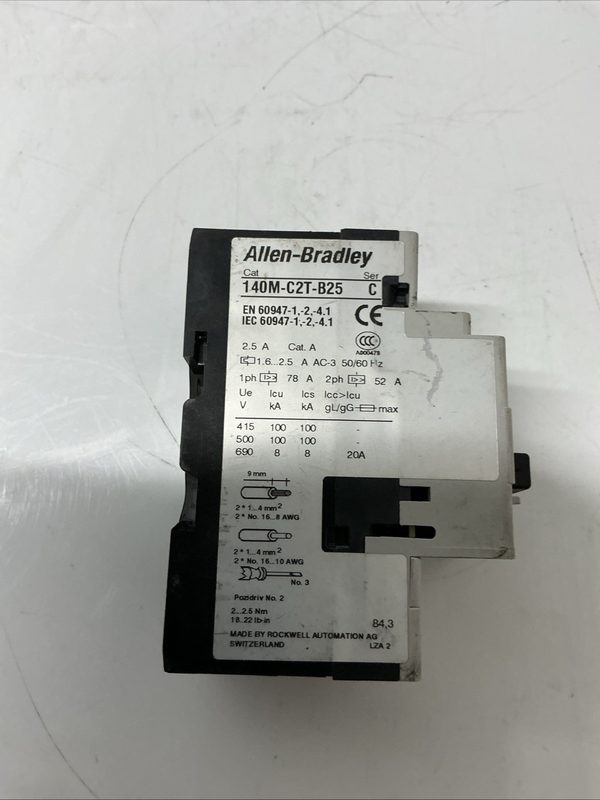 Автоматический выключатель Allen-Bradley 140M-C2T-B25