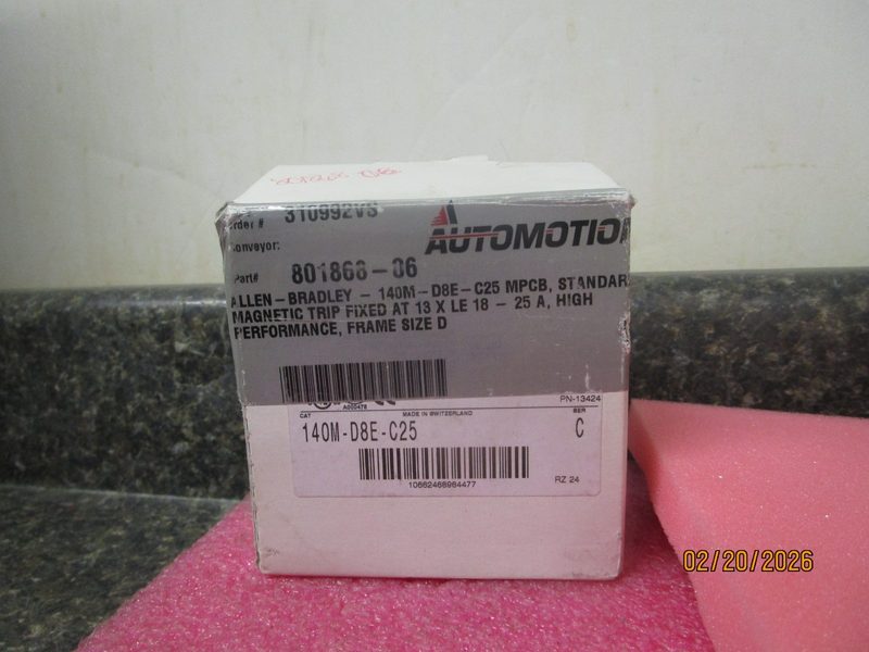 Автоматический выключатель Allen-Bradley 140M-D8E-C25