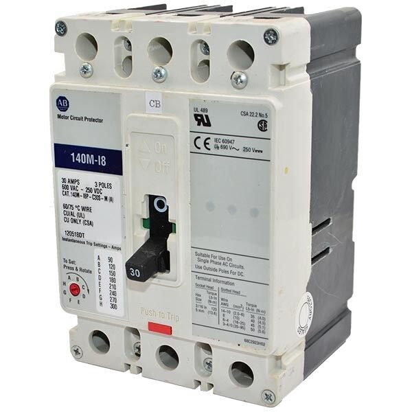 Автоматический выключатель Allen-Bradley 140MI8PC30SM