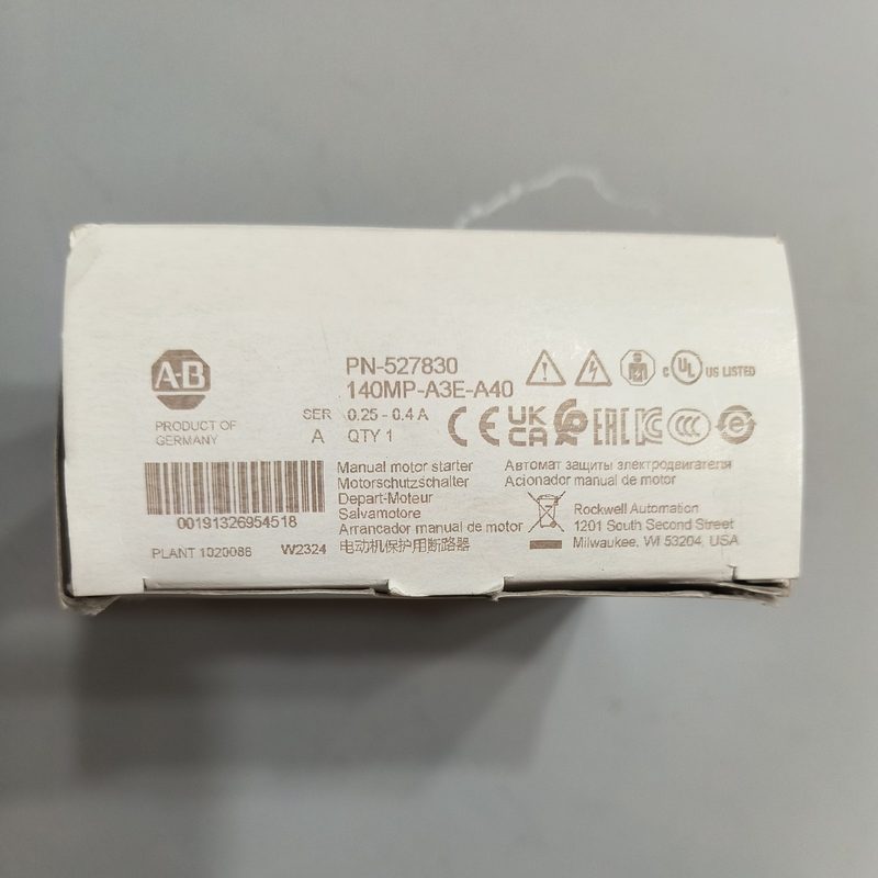 Автоматический выключатель Allen-Bradley 140MP-A3E-A40