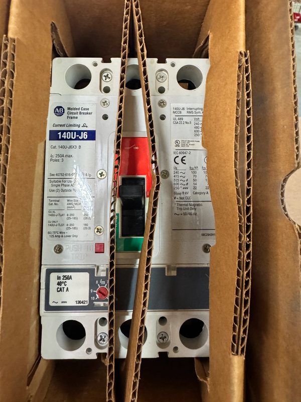 Автоматический выключатель Allen-Bradley 140U-J6D3-D25