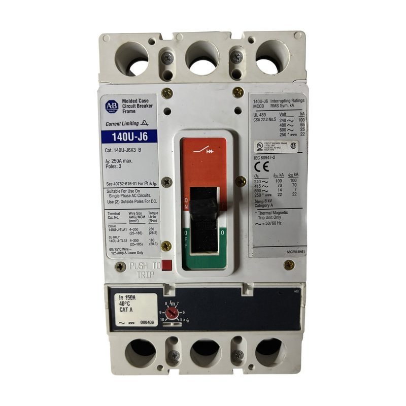Автоматический выключатель Allen-Bradley 140U-J6X3