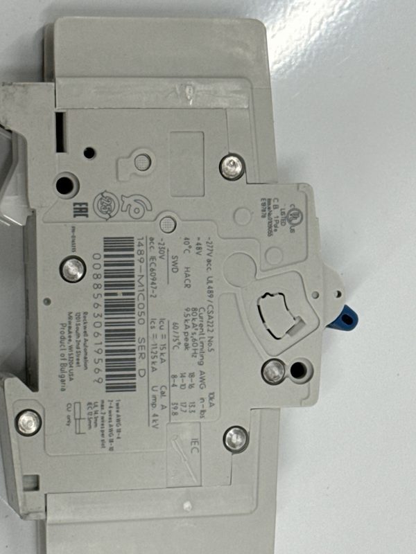 Автоматический выключатель Eaton 1489-M1C050