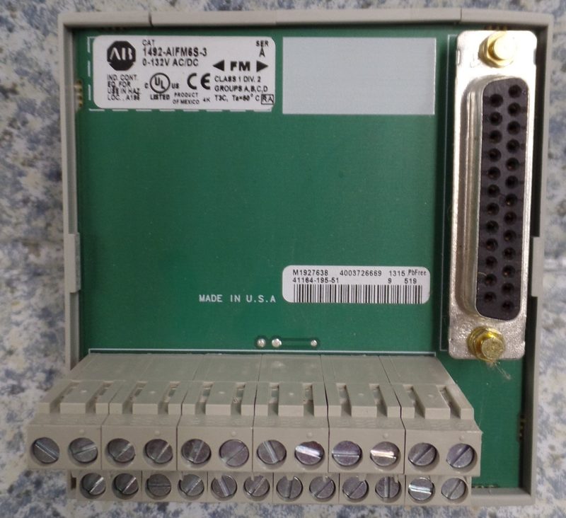 Клеммник Allen-Bradley 1492-AIFM6S-3